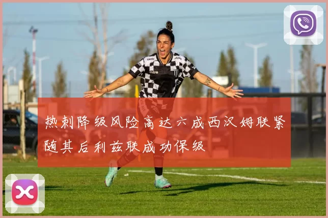 热刺降级风险高达六成西汉姆联紧随其后利兹联成功保级